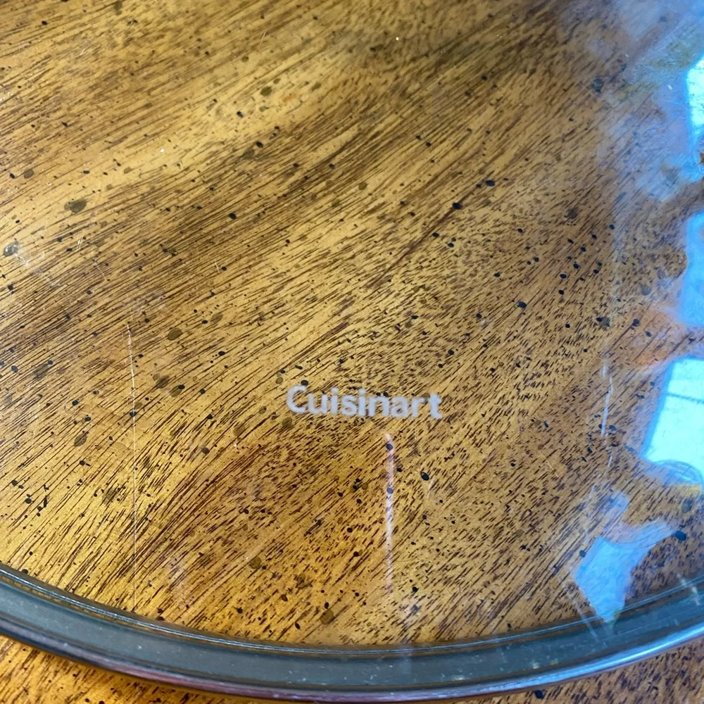 Cuisinart 11 3/4”Glass Lid with Black Handle